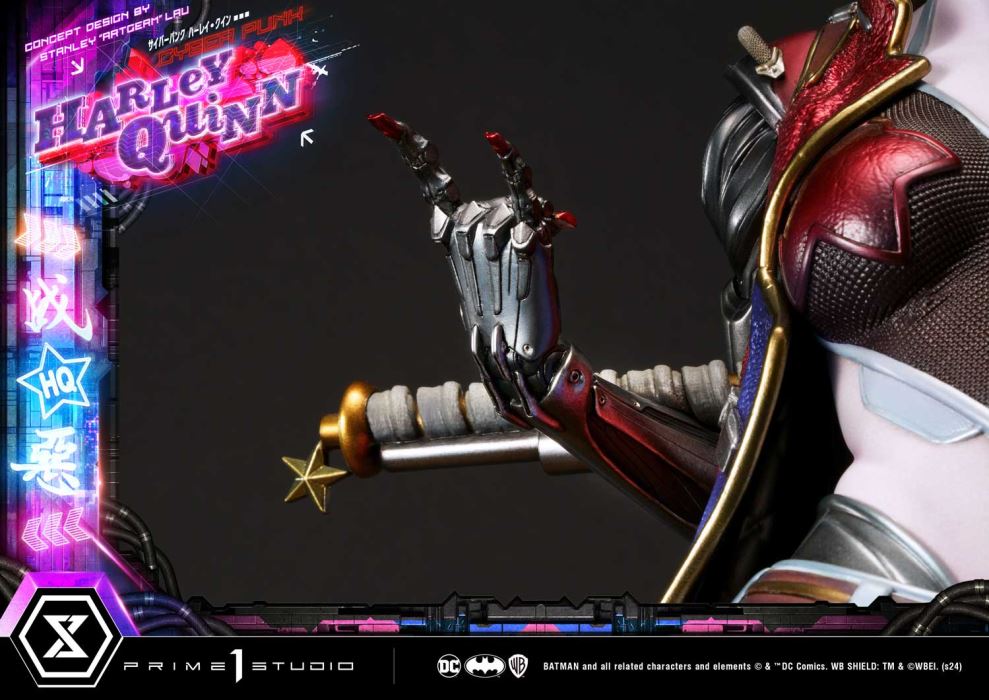 Batman (Comics) Cyberpunk Harley Quinn favorite (Concept design by Stanley Artgerm Lau DX version