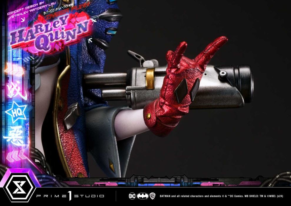 Batman (Comics) Cyberpunk Harley Quinn favorite (Concept design by Stanley Artgerm Lau DX version