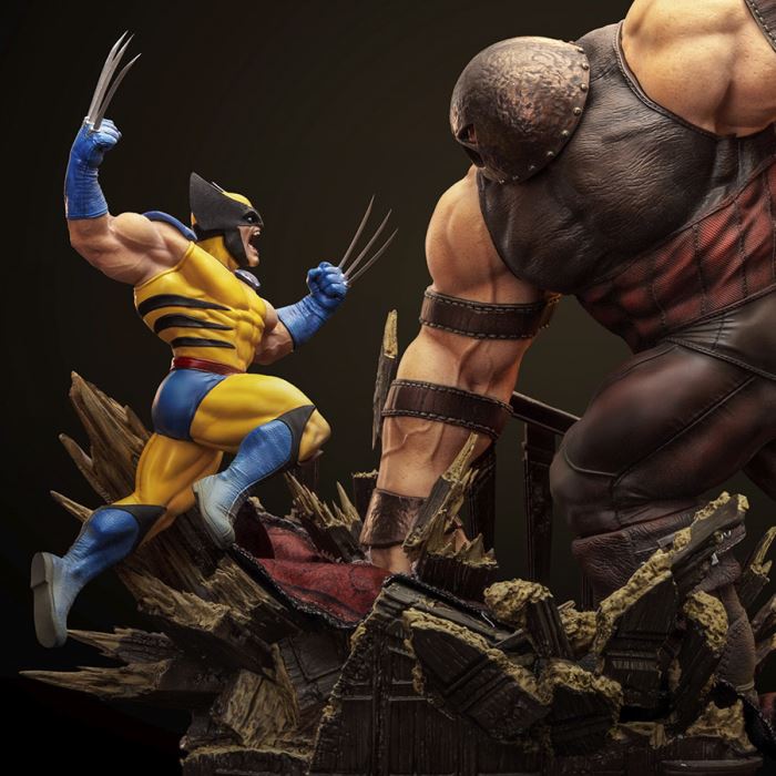 WOLVERINE VS JUGGERNAUT