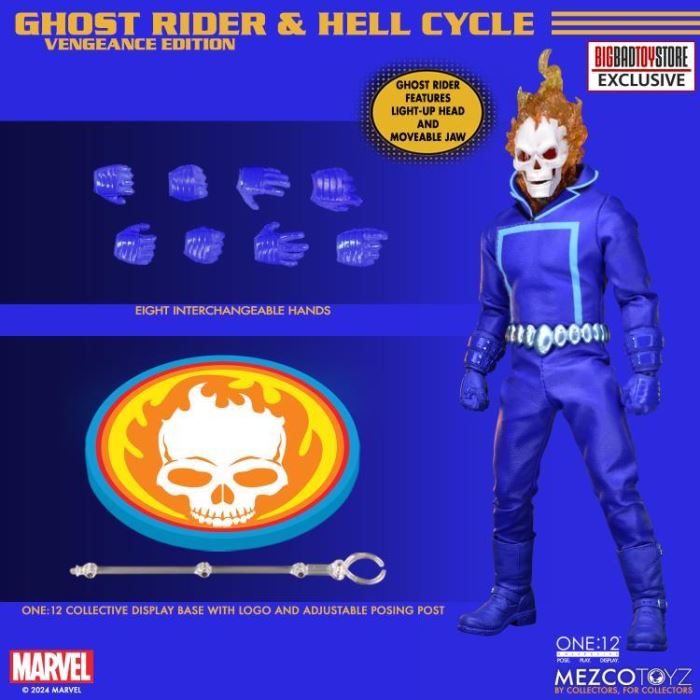 One:12 Collective Ghost Rider & Hell Cycle (Vengeance Edition)
