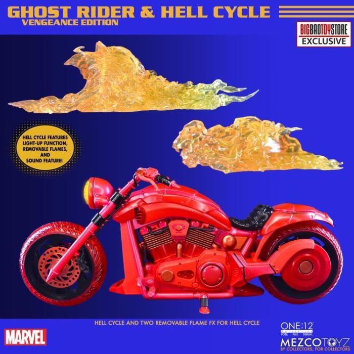One:12 Collective Ghost Rider & Hell Cycle (Vengeance Edition)