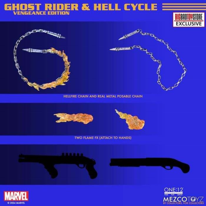 One:12 Collective Ghost Rider & Hell Cycle (Vengeance Edition)