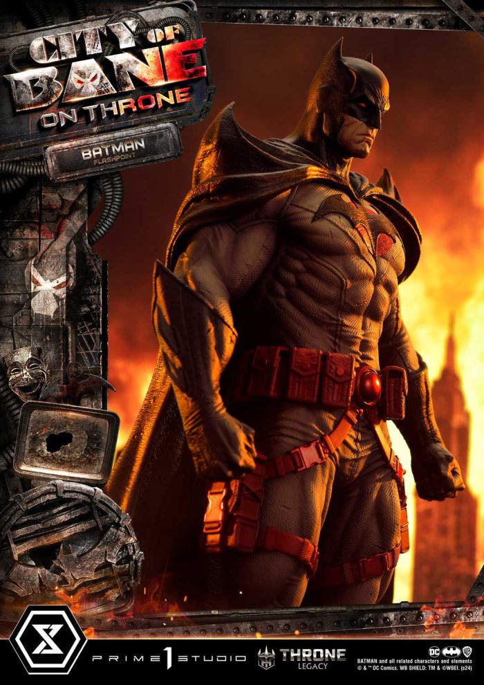 Batman (Comics) City of Bane  Flashpoint Batman (Concept design by Carlos D'Anda)