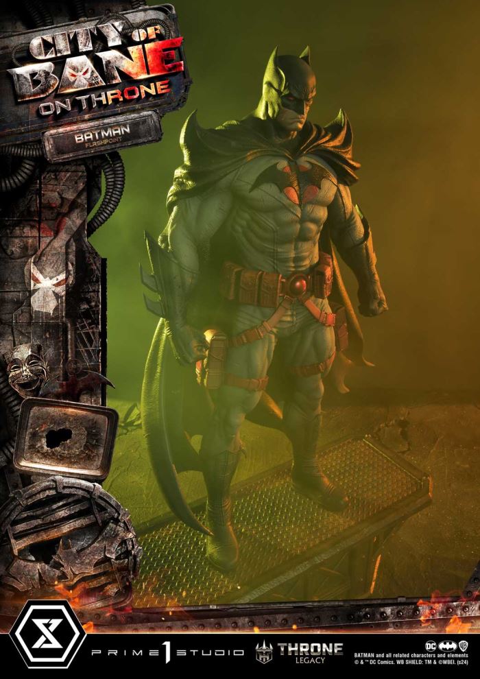Batman (Comics) City of Bane  Flashpoint Batman (Concept design by Carlos D'Anda)
