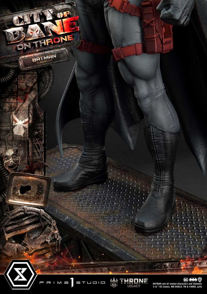 Batman (Comics) City of Bane  Flashpoint Batman (Concept design by Carlos D'Anda)