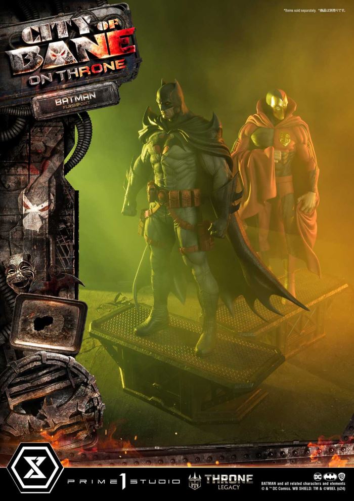 Batman (Comics) City of Bane  Flashpoint Batman (Concept design by Carlos D'Anda)