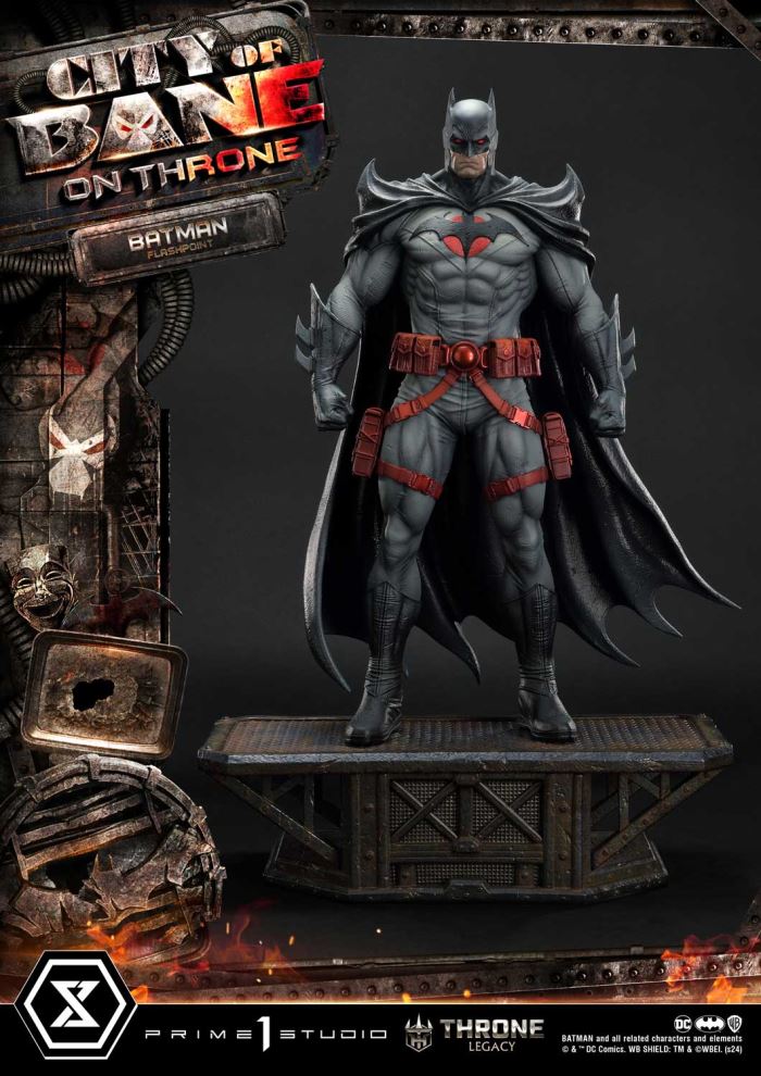 Batman (Comics) City of Bane  Flashpoint Batman (Concept design by Carlos D'Anda)