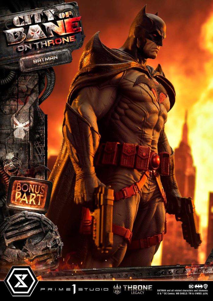 Batman (Comics) City of Bane  Flashpoint Batman (Concept design by Carlos D'Anda)