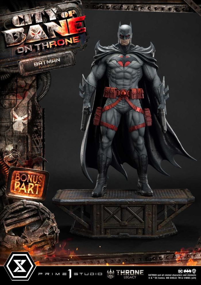 Batman (Comics) City of Bane  Flashpoint Batman (Concept design by Carlos D'Anda)