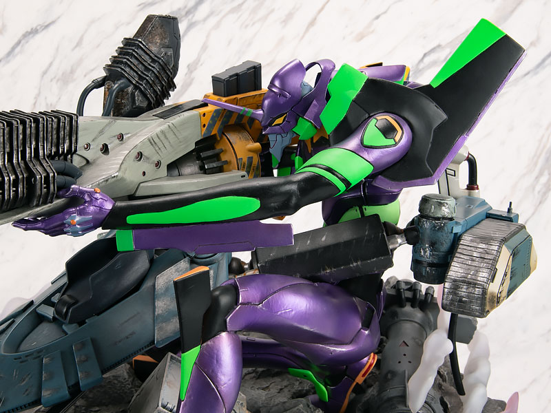 EVA GLOBAL Rebuild of Evangelion Operation Yashima Unit-01 Premium Metallic Color Edition Statue