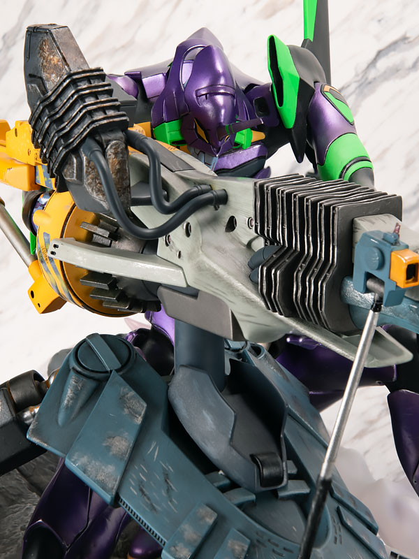 EVA GLOBAL Rebuild of Evangelion Operation Yashima Unit-01 Premium Metallic Color Edition Statue