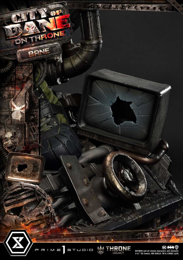 Batman (Comics) City of Bane - Bane on Throne (Concept design by Carlos D'Anda)