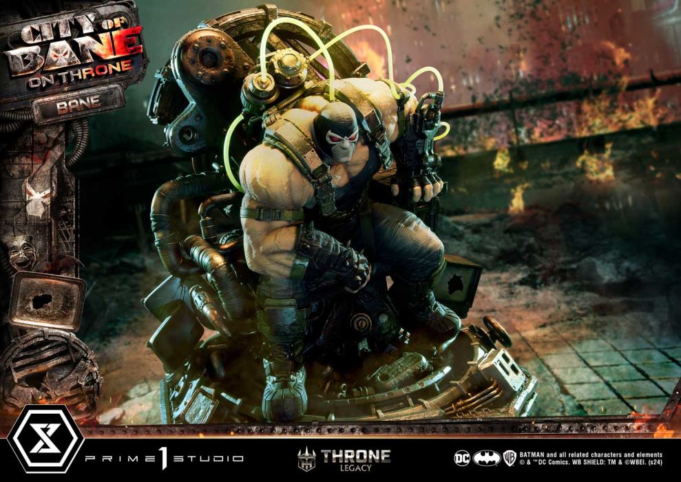 Batman (Comics) City of Bane - Bane on Throne (Concept design by Carlos D'Anda)