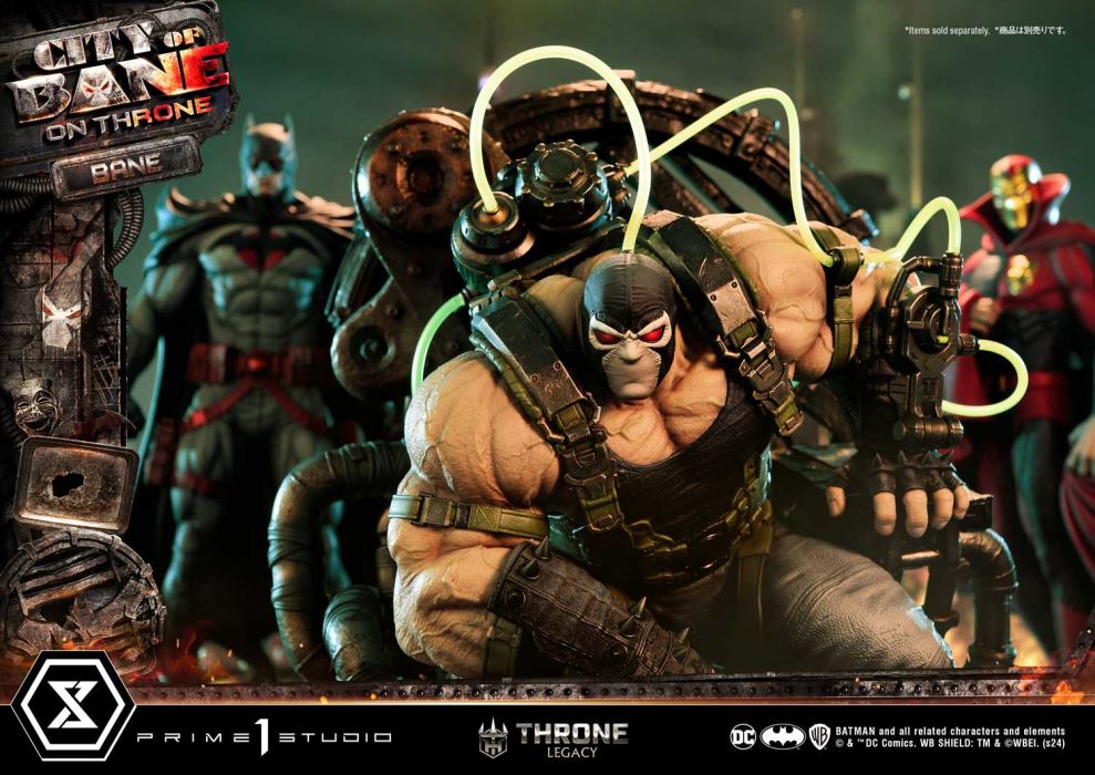 Batman (Comics) City of Bane - Bane on Throne (Concept design by Carlos D'Anda)