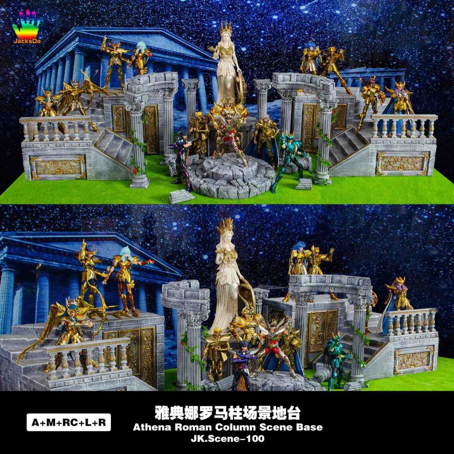 Athena Roman Column Scene Base - Saint Seiya