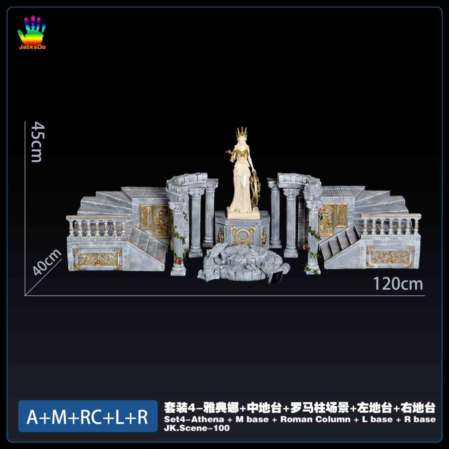 Athena Roman Column Scene Base - Saint Seiya