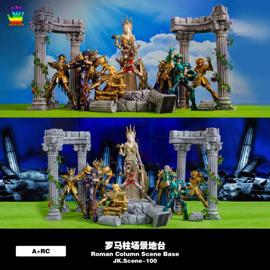 Athena Roman Column Scene Base - Saint Seiya