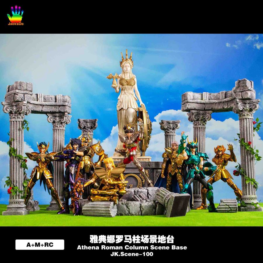 Athena Roman Column Scene Base - Saint Seiya