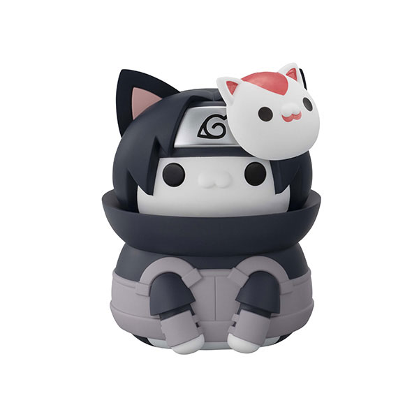 MEGA CAT NARUTO Shippuden Nyan tomo Ookina Nyaruto! Series Minato Namikaze & Kakashi Hatake & Itachi Uchiha Anbu Soft Vinyl