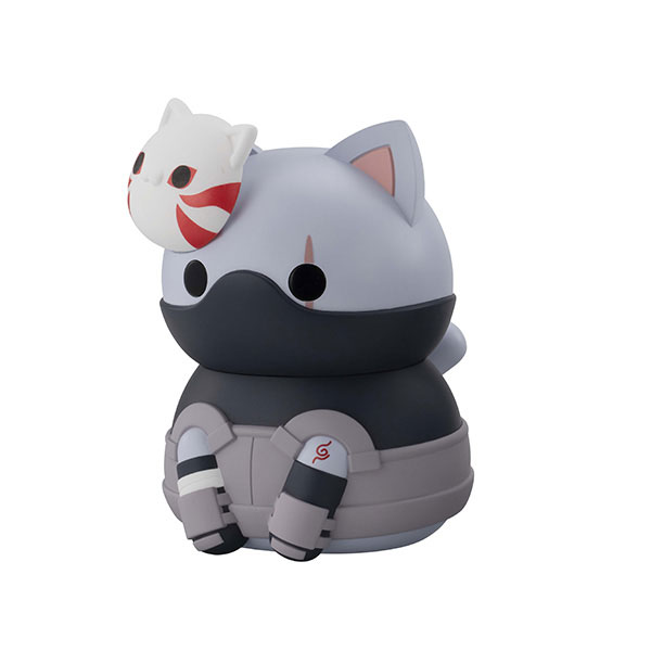 MEGA CAT NARUTO Shippuden Nyan tomo Ookina Nyaruto! Series Minato Namikaze & Kakashi Hatake & Itachi Uchiha Anbu Soft Vinyl