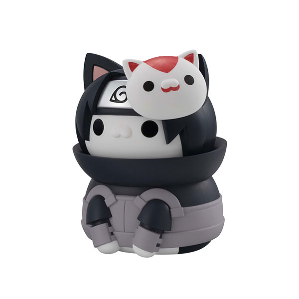 MEGA CAT NARUTO Shippuden Nyan tomo Ookina Nyaruto! Series Minato Namikaze & Kakashi Hatake & Itachi Uchiha Anbu Soft Vinyl