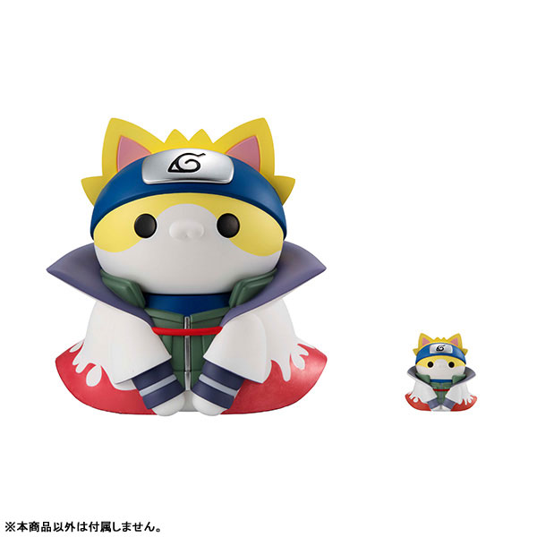 MEGA CAT NARUTO Shippuden Nyan tomo Ookina Nyaruto! Series Minato Namikaze & Kakashi Hatake & Itachi Uchiha Anbu Soft Vinyl