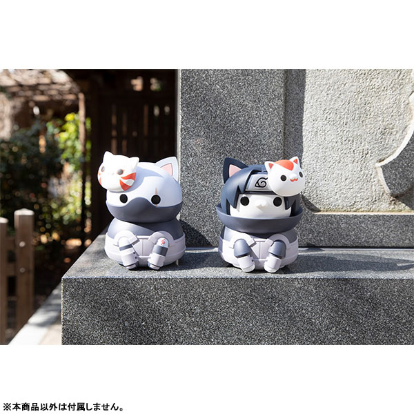 MEGA CAT NARUTO Shippuden Nyan tomo Ookina Nyaruto! Series Minato Namikaze & Kakashi Hatake & Itachi Uchiha Anbu Soft Vinyl