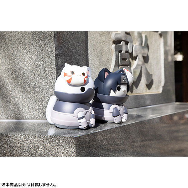 MEGA CAT NARUTO Shippuden Nyan tomo Ookina Nyaruto! Series Minato Namikaze & Kakashi Hatake & Itachi Uchiha Anbu Soft Vinyl