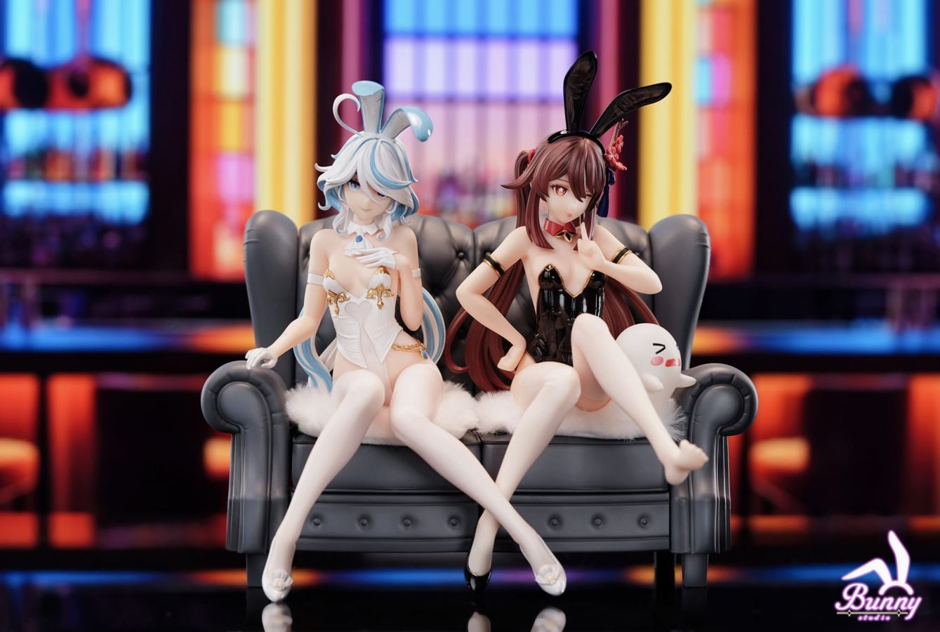 Bunny Girl Furina & Kamisato Ayaka & Sangonomiya Kokomi & Hu Tao - Genshin Impact
