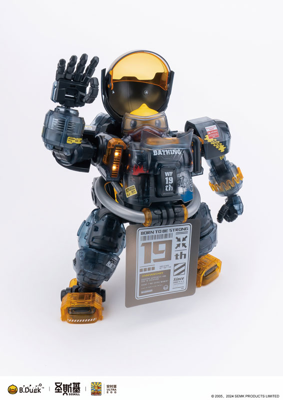 SpaDuck 19th Anniversary Exclusive Black Warrior ver. Plastic Model Kit