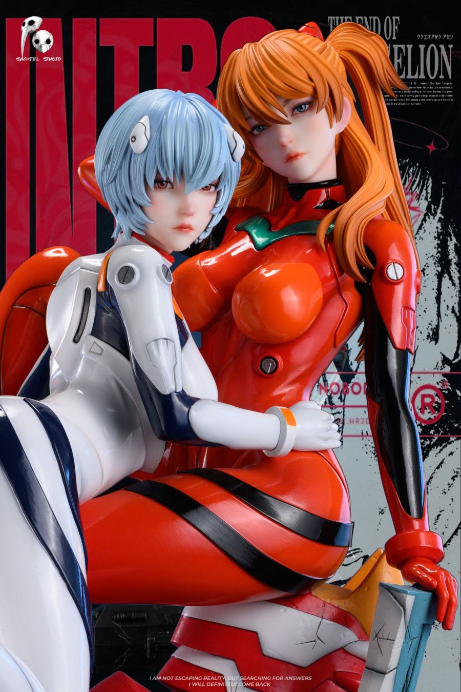 Rei Ayanami & Asuka - Neon Genesis Evangelion 1/4