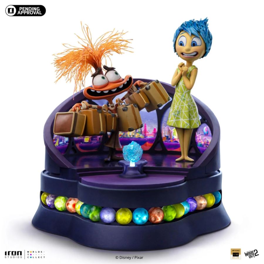 Joy and Anxiety Deluxe - Inside Out 2 - Art Scale 1/10