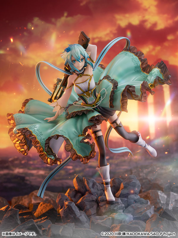 SHIBUYA SCRAMBLE FIGURE Sword Art Online Sinon -Crystal Dress Ver.- 1/7