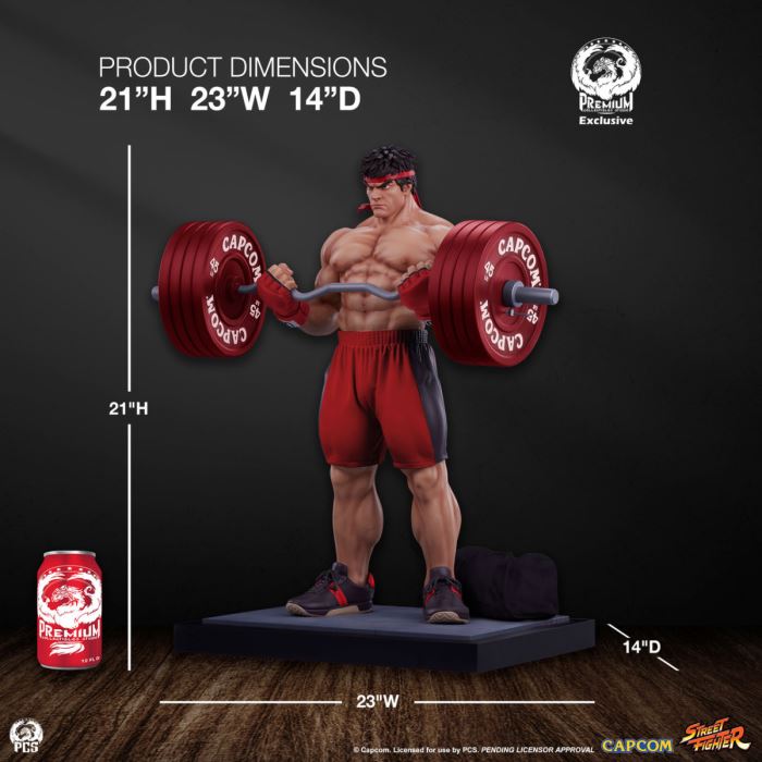 Street Fighter Ryu Powerlifting 1/4
