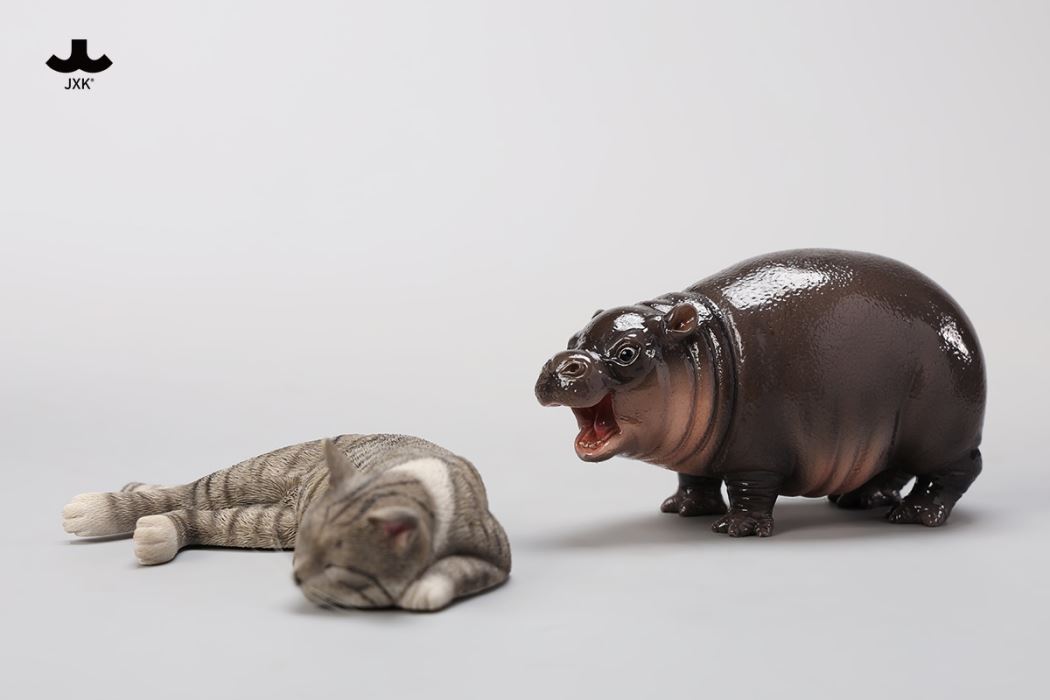 Baby Hippo Figurine 1/6