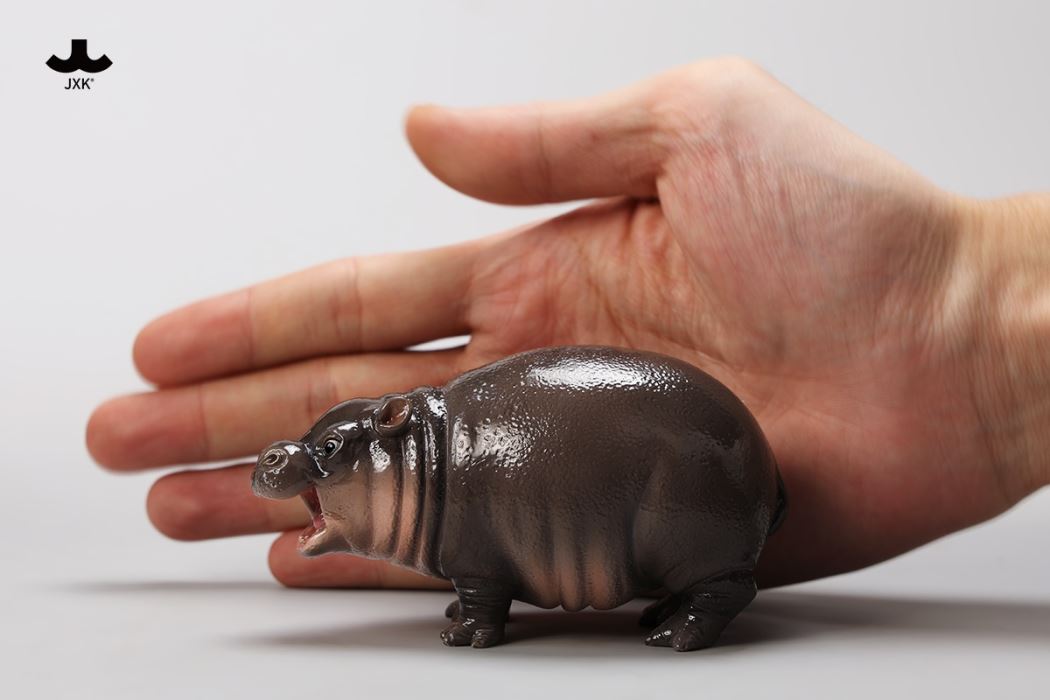 Baby Hippo Figurine 1/6