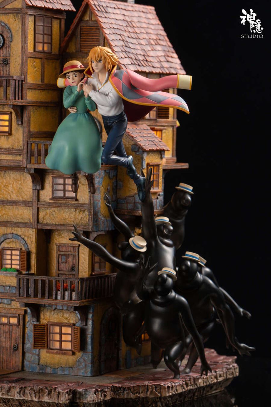 Howl and Sophie's aerial encounter - Howl's Moving Castle