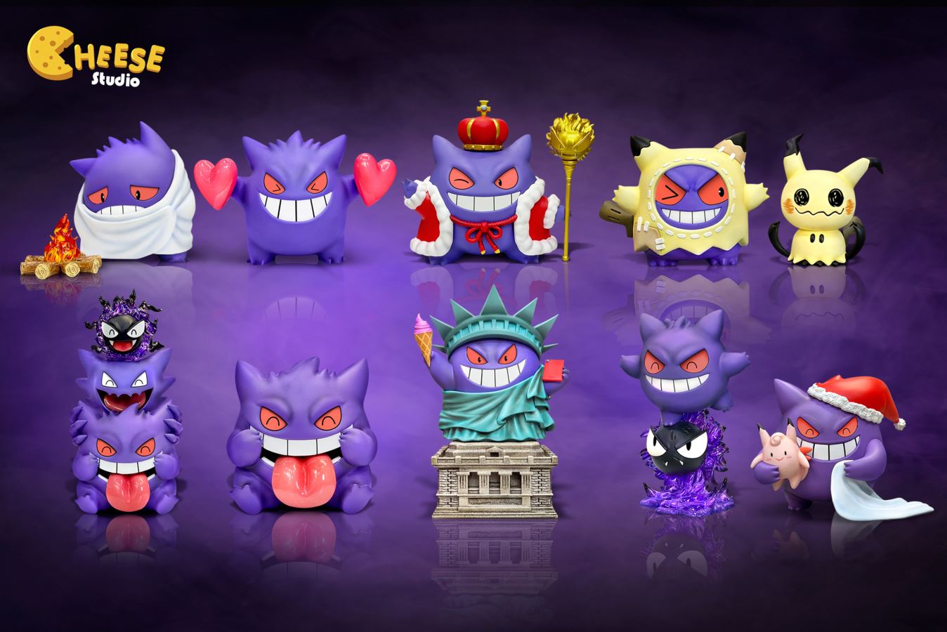 Gengar cos Statue of Liberty