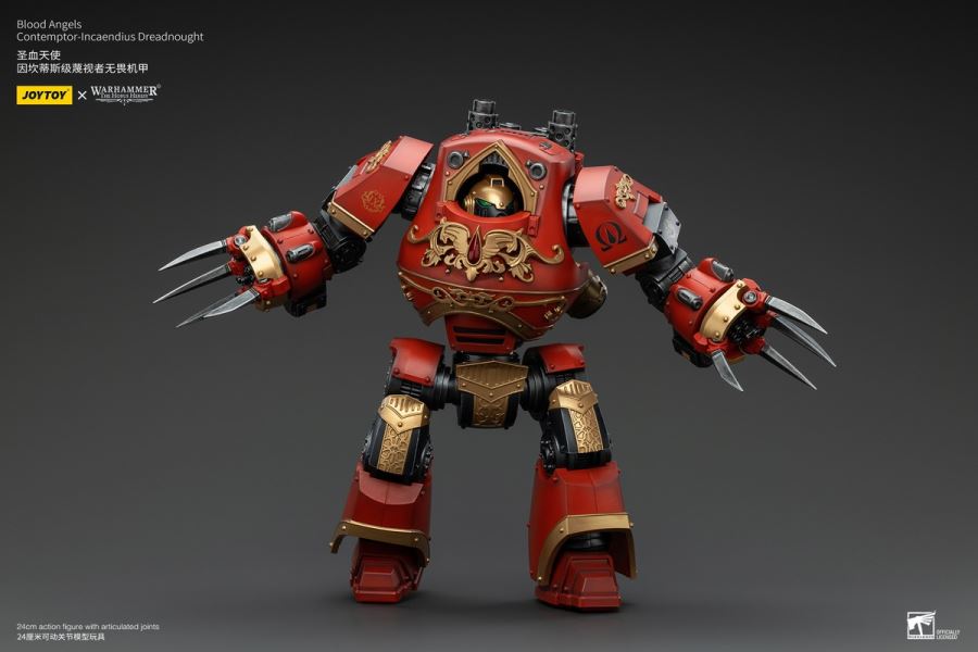 Blood Angels - First Captain of the Radron Regiment/Incantis-class Contemptor Dreadnought/Dawnbreaker 1/18
