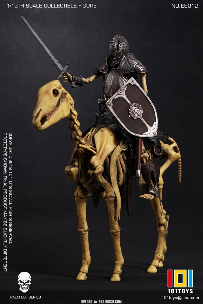 Pocket Elf Series - Skeleton Medieval Knight / Egyptian Mummy / Skeleton Horse 1/12