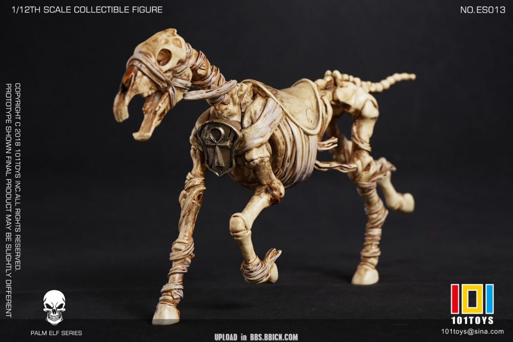 Pocket Elf Series - Skeleton Medieval Knight / Egyptian Mummy / Skeleton Horse 1/12