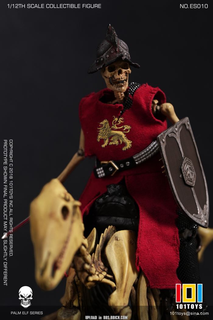 Pocket Elf Series - Skeleton Medieval Knight / Egyptian Mummy / Skeleton Horse 1/12