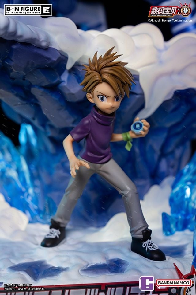 Yamato Matt Ishida & Metal Garurumon with LED – Digimon Official Resin Statue