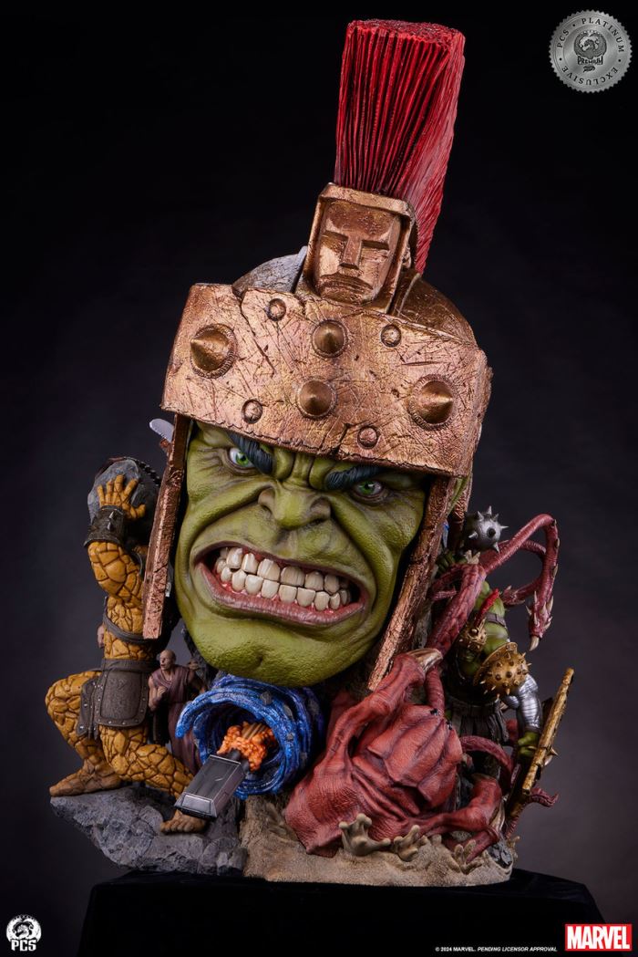 Planet Hulk Fine Art Bust - Platinum Ex