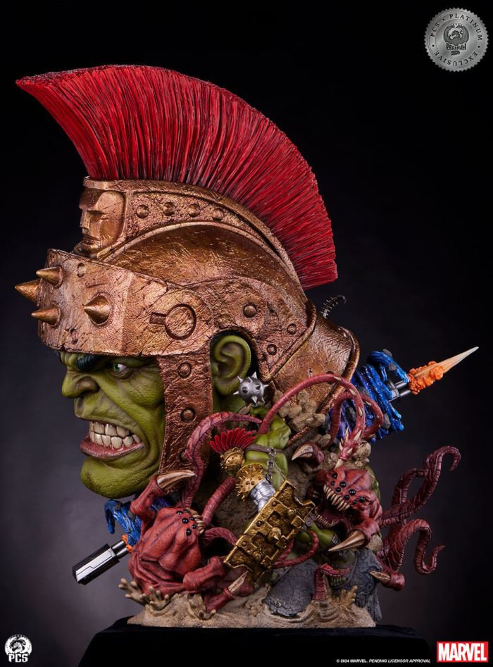 Planet Hulk Fine Art Bust - Platinum Ex
