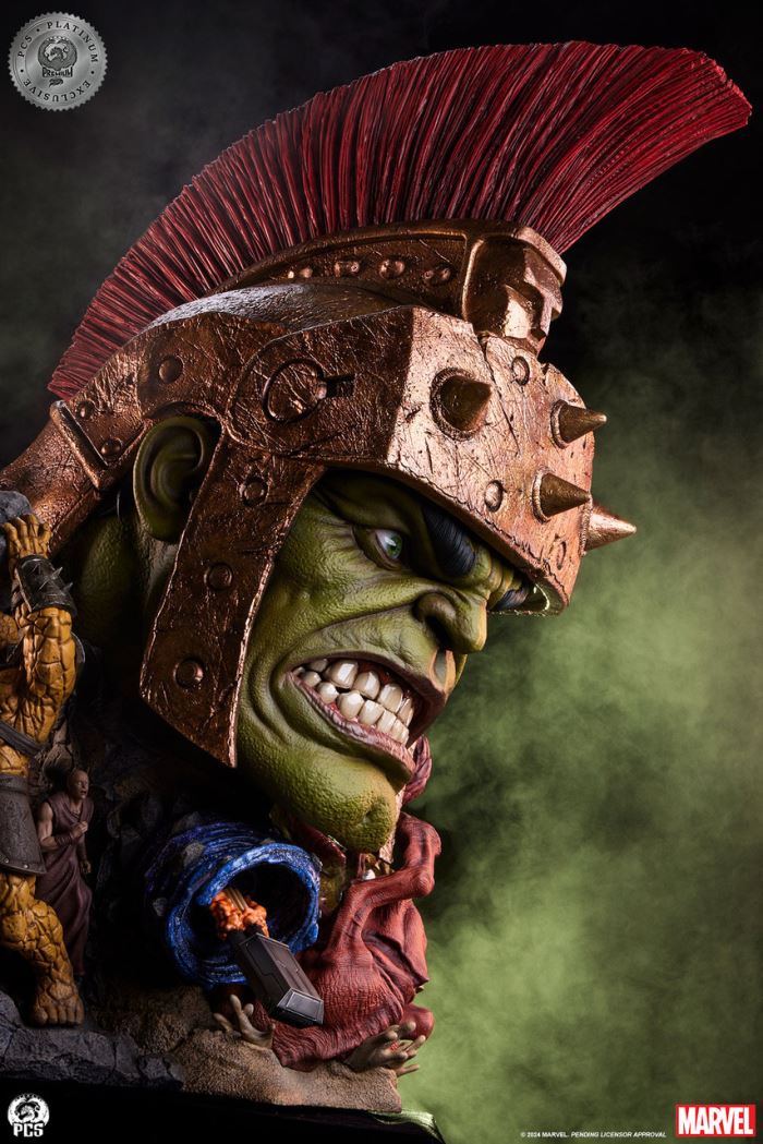Planet Hulk Fine Art Bust - Platinum Ex
