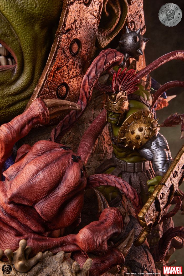 Planet Hulk Fine Art Bust - Platinum Ex