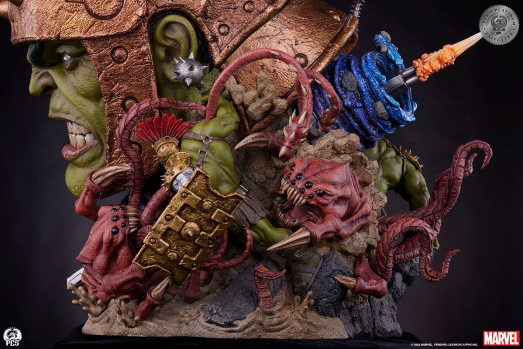 Planet Hulk Fine Art Bust - Platinum Ex