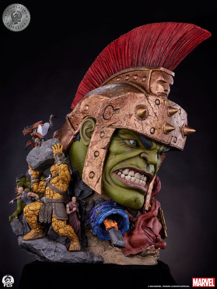 Planet Hulk Fine Art Bust - Platinum Ex