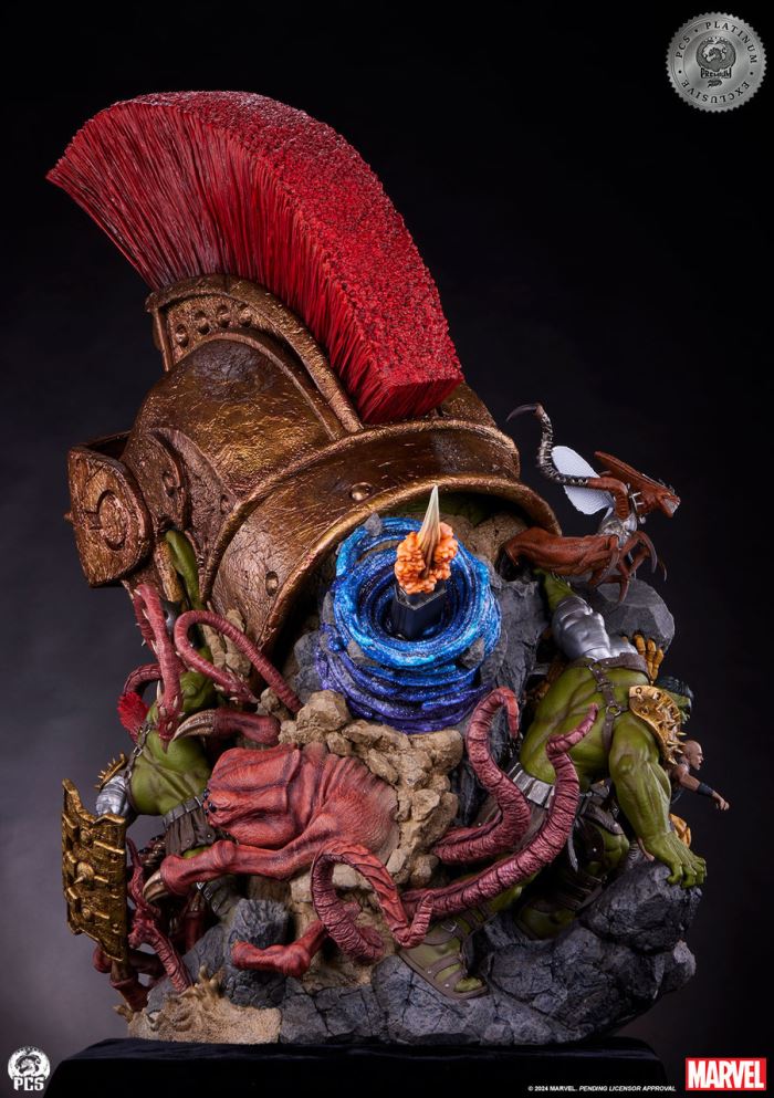 Planet Hulk Fine Art Bust - Platinum Ex